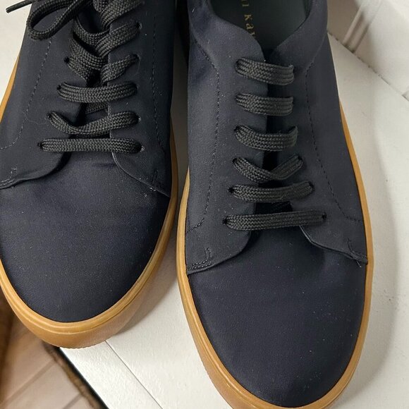 Jenni Kayne Platform Skater Sneakers Black Lace Up Size 11 US Neoprene - Picture 5 of 7